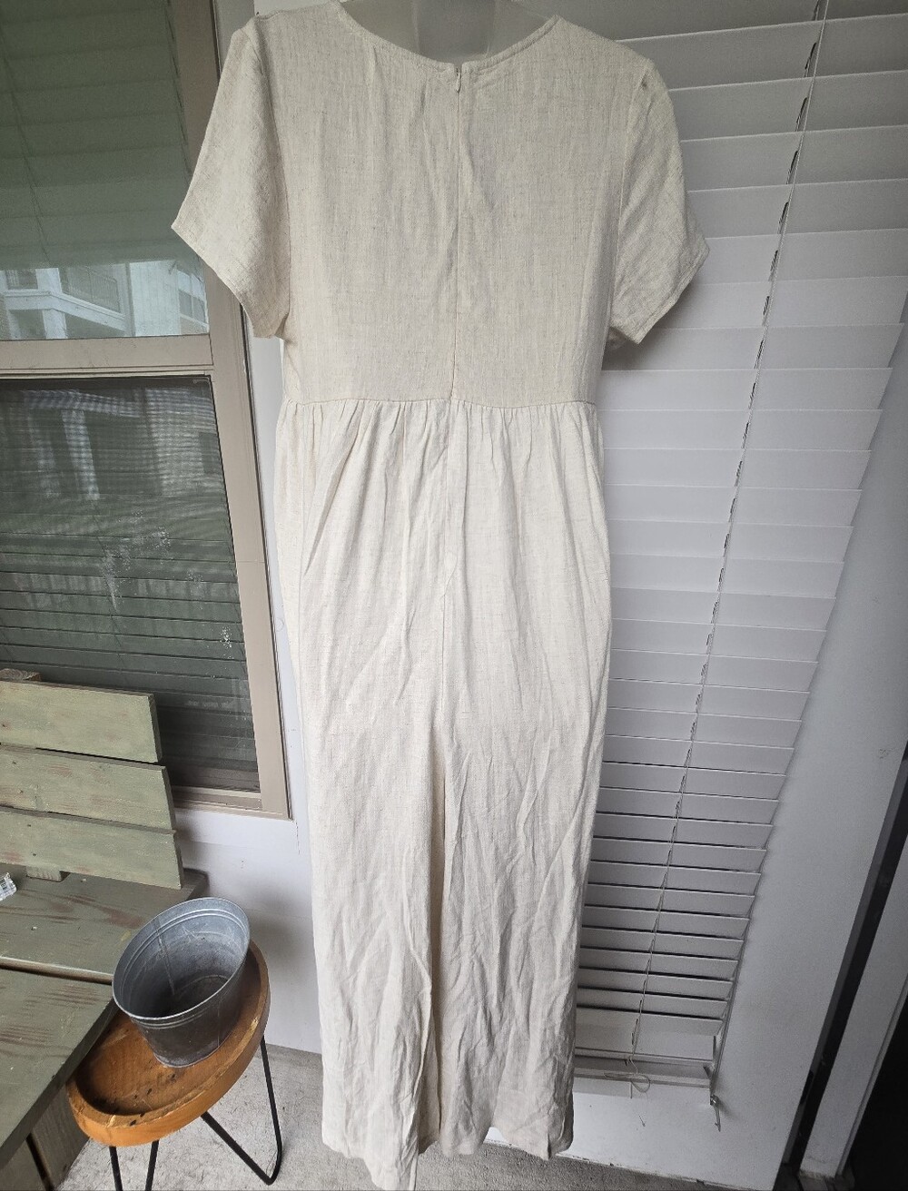 Natural Life Avery Wide-Leg Jumpsuit Tan Sz XS/small NWT - Picture 7 of 13